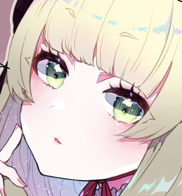 魔王の絵は意外と目元の描き方にパターンを作りすぎないことで印象をいろいろ変えられるというメリットがあったりするのである 