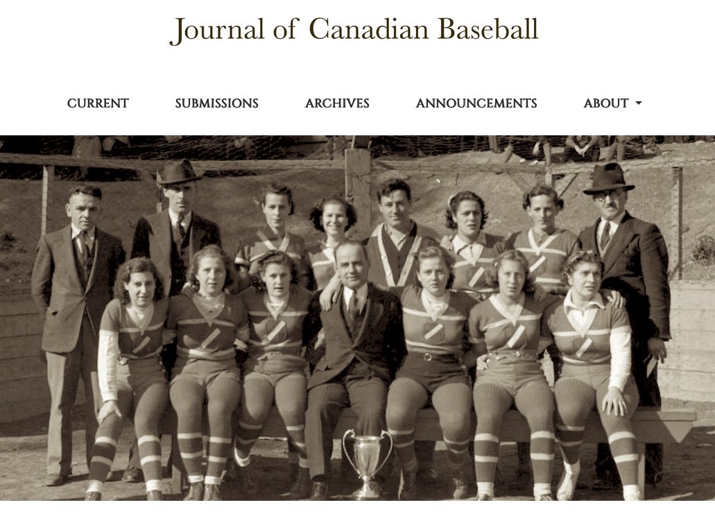 CFP: Journal of Canadian Baseball Issue Two. Due April 15, 2023