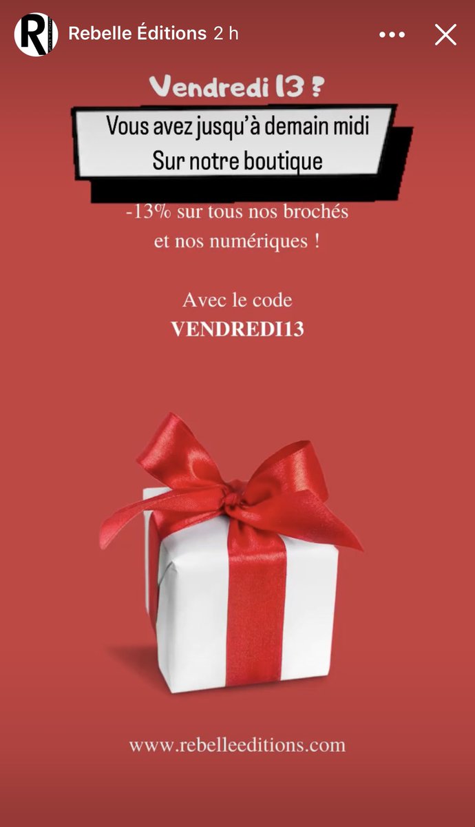 📣 PROMO FLASH 📣
RDV sur la boutique en ligne ➡️ rebelleeditions.com/boutique
#PROMO #livres #books #romans #promotion #editeur #auteurs #editrice #auteures #autrices #reduction #codepromo
