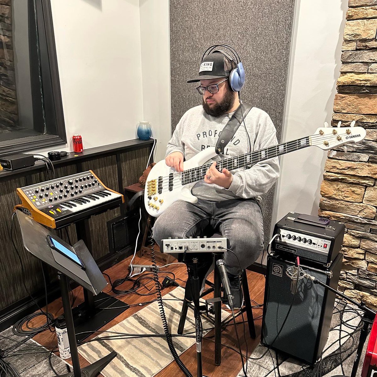 jasonlovins's tweet photo. Day 2 of tracking my 11th full length album. Really hard to believe it. 11 albums! I’m literally living out my dream and feeling very grateful for the journey this morning. We are getting very excited about these songs! #JasonLovinsBand #newmusic #album11 https://t.co/ovifqXWoZV