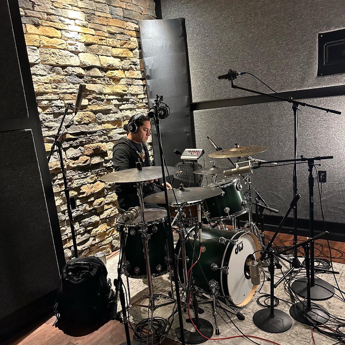 jasonlovins's tweet photo. Day 2 of tracking my 11th full length album. Really hard to believe it. 11 albums! I’m literally living out my dream and feeling very grateful for the journey this morning. We are getting very excited about these songs! #JasonLovinsBand #newmusic #album11 https://t.co/ovifqXWoZV