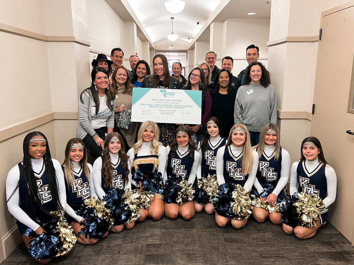 KISD Ed Foundation (@kisdfoundation) on Twitter photo We’re now at the <a href="/KellerISD/">Keller Schools</a> Ed Center & we’ve just popped in to surprise Lydia Evans! Congrats to Lydia & the entire KISD Job Olympics grant team: Lauren Edmonson(<a href="/FossilRidgeKISD/">Fossil Ridge High School</a>), Tonia Wilson (<a href="/KellerCentralHS/">Keller Central HS</a>), Morgan Mandoza (<a href="/KHSIndianNation/">Keller High School</a>) & Andrea Hernandez (@TCHSTalon) We’re now at the <a href="/KellerISD/">Keller Schools</a> Ed Center & we’ve just popped in to surprise Lydia Evans! Congrats to Lydia & the entire KISD Job Olympics grant team: Lauren Edmonson(<a href="/FossilRidgeKISD/">Fossil Ridge High School</a>), Tonia Wilson (<a href="/KellerCentralHS/">Keller Central HS</a>), Morgan Mandoza (<a href="/KHSIndianNation/">Keller High School</a>) & Andrea Hernandez (@TCHSTalon)