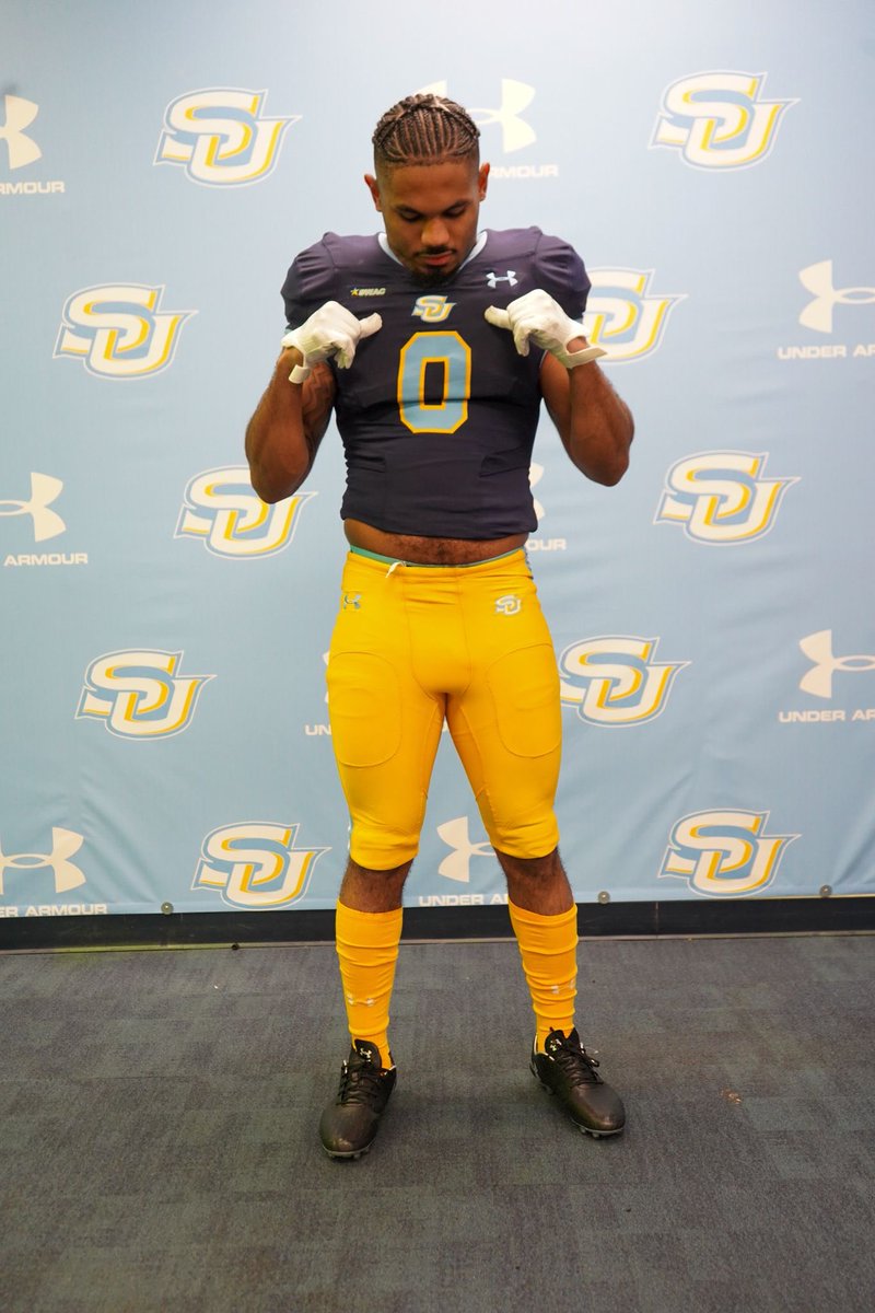coachlisaj's tweet photo. Willie Matthews 6ft/215/LB transfer from Lackawanna College has Committed to Southern University https://t.co/5mIBq6F3yr