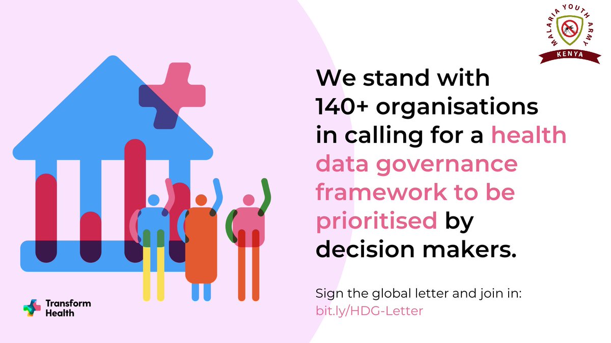 🙋 @MalariaYouthKE  joins the growing number of organisations asking for #HealthDataGovernance to be put on #EB152 & #WHA76 agendas.

We need urgent action on this issue. Will @who member states & @MOH_Kenya  respond?