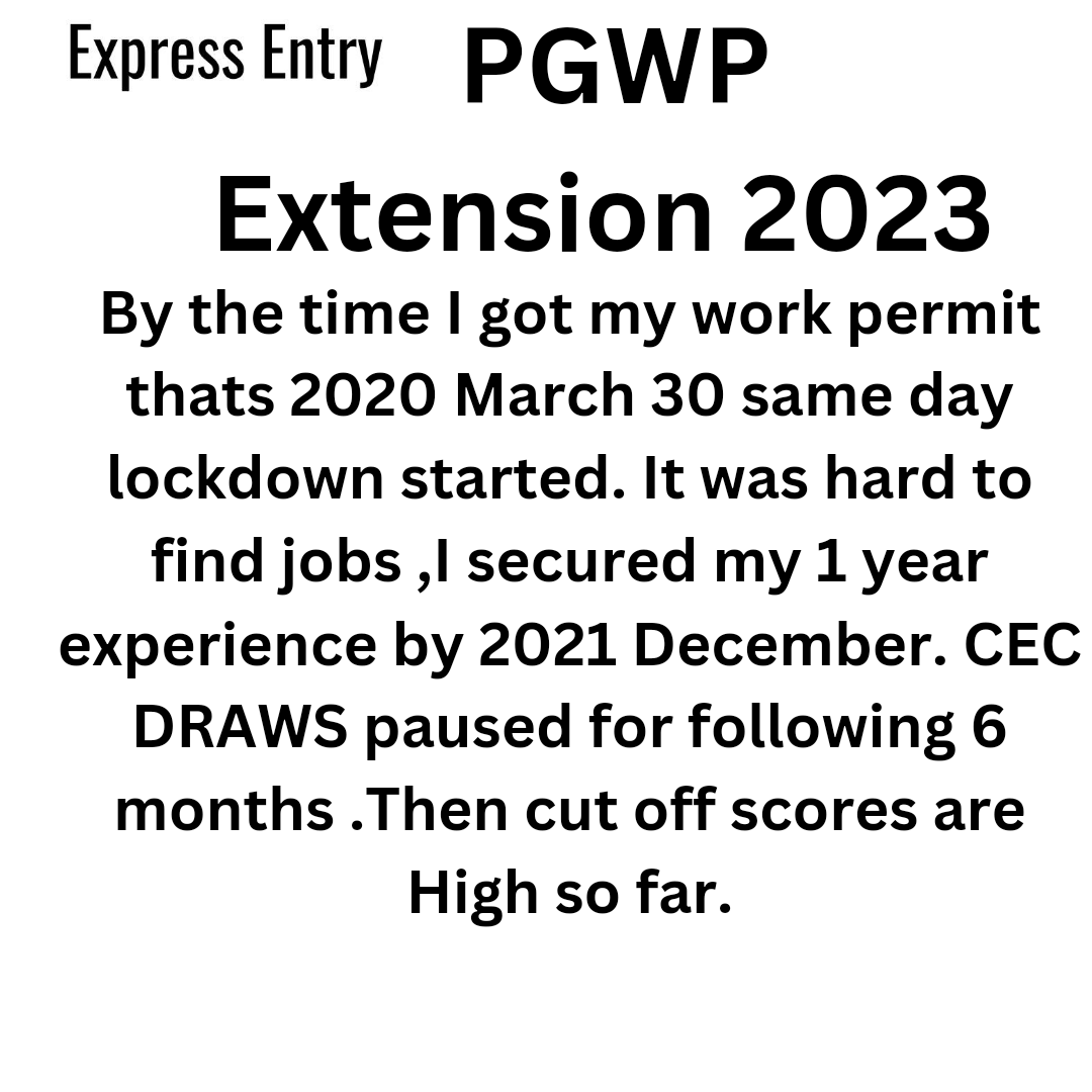 SubinVa40668407's tweet photo. Why are we excluded from new public policy ?? 2023 graduates are loosing jobs because of loosing status
@CitImmCanada
#ExtendPGWP #ResumeCECdraws
#IRCC
@pathway4intstu @SeanFraserMP
@CitImmCanFR @JustinTrudeau
@JohnTory @fordnation
@CP24 @globalnews @StevePaolasini @smeurrens https://t.co/Gv6SfAe52Z