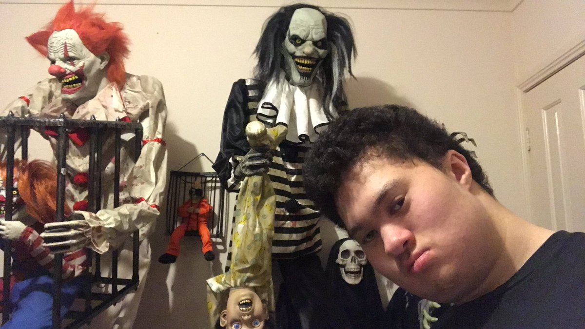 Halloween props clown