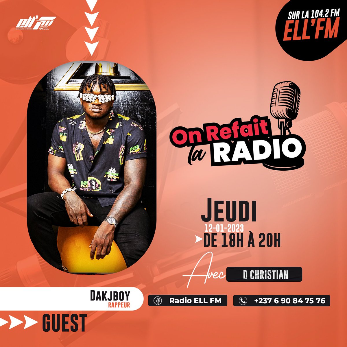 DaKJBoy's tweet image. I got some things I get excited about, and making music and talking about it is at top of that list. ❤️

#HYLYExclusive still on air #ELLFM 🚨