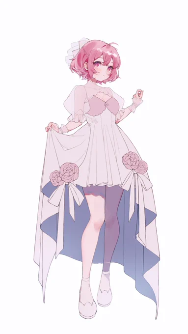 途中まで全身で描こうとしてたけど何かちがうなと思ってやめたやつ脚長すぎたのかな…… 