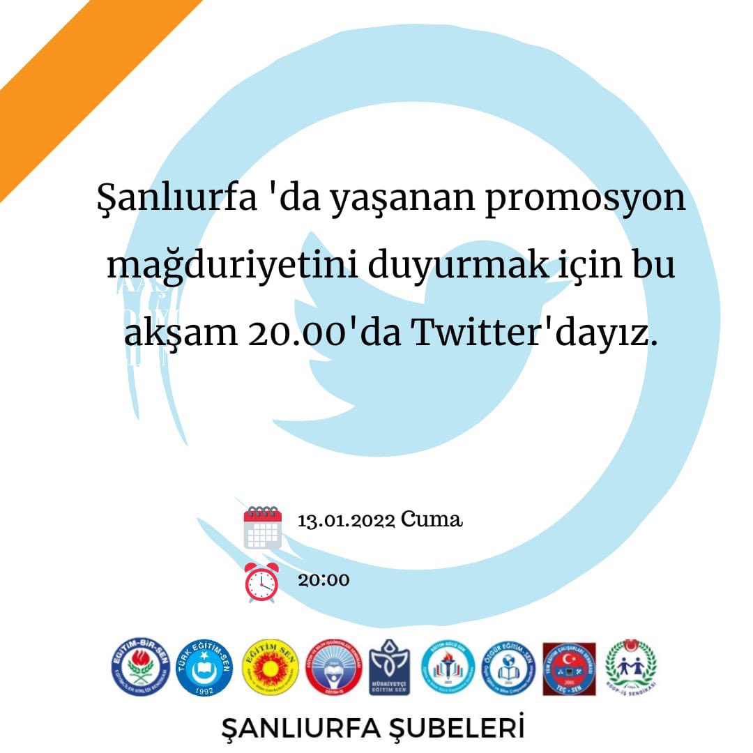 kutlumustafapd's tweet photo. Saat 20’00 da hakkettiğimiz promosyonu almak için haykıracağız! #ŞanlıurfaÖğretmenleriTakipleşiyor https://t.co/02wgWv7xBC