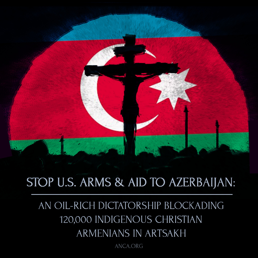 Dear <a href="/SenSchumer/">Chuck Schumer</a> <a href="/LeaderMcConnell/">Mitch McConnell</a> <a href="/SpeakerMcCarthy/">Kevin McCarthy</a> <a href="/RepJeffries/">Hakeem Jeffries</a>:
 
Break #Azerbaijan’s month-long blockade of 120,000 Christian Armenians in #Artsakh
 
- Stop US aid to #Azerbaijan
- Send US aid to Artsakh
- Sanction Azeri war criminals
 
#ArtsakhTweet
