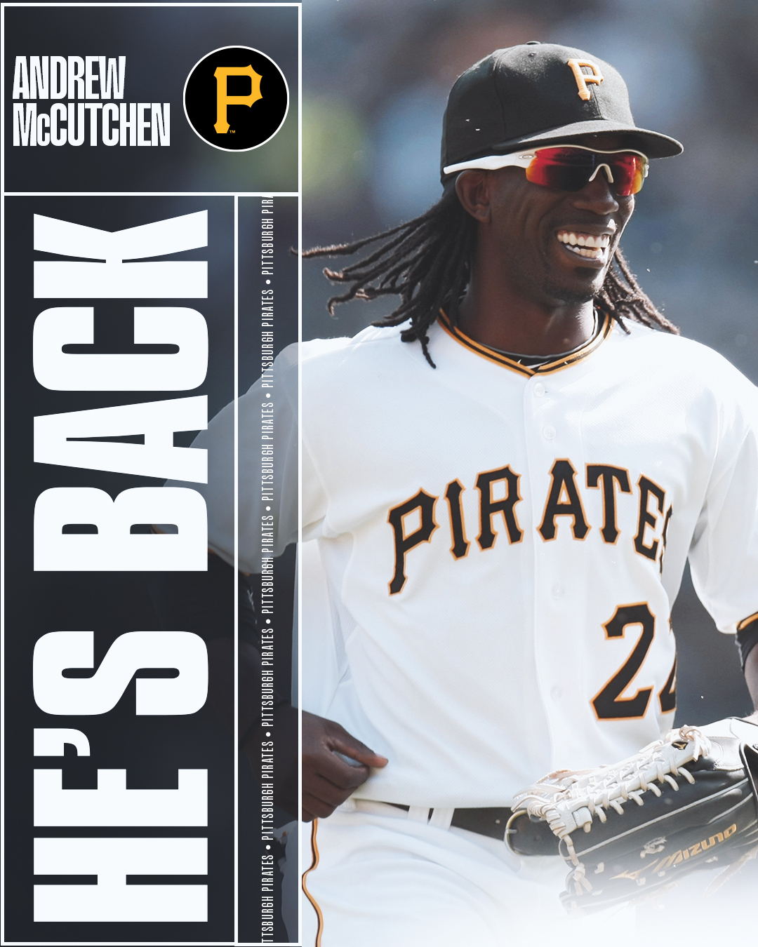MLB on X: Cutch is back in the Steel City! Pirates, Andrew McCutchen  reportedly agree to a 1-year deal, per   @justdelossantos.  / X