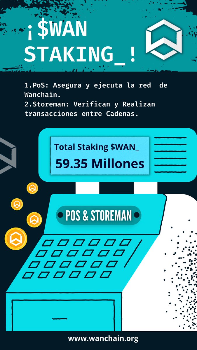 WanchainSpanish's tweet photo. ⭐Hacer #STAKING de $WAN es muy fácil, solo tienes que delegar en el #PoS o el #Storeman y empezaras a recibir recompensas diarias¡¡💰🪙

☑️Haz que tus $WAN ¡trabajen por ti!🔥😎🌐

👇Aprende cómo👇

📘GUIA:https://t.co/PMt0FEijp9

#Wanchain #Blockchain #Crosschain #Defi #Web3 https://t.co/KIz5wZgSmJ