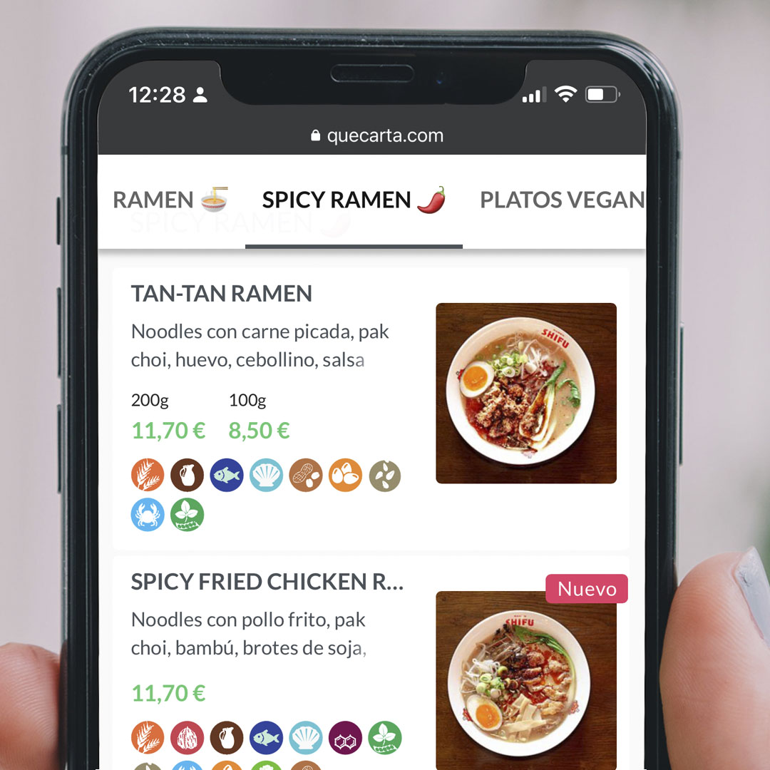 quecarta_es's tweet photo. Ventajas de tener la #cartadigital de tu #restaurante con #quecarta es que están optimizadas para el posicionamiento orgánico #seo en buscadores como #google o #bing 🥇🔝 consiguiendo que tus  clientes te encuentren fácilmente por internet… Como le ocurre a #ramenshifu 🍜 https://t.co/JMgNXaqW6O