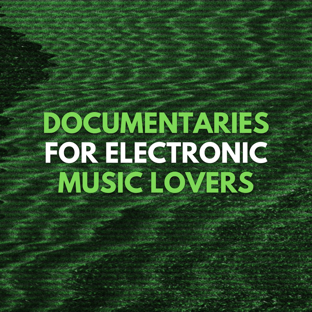 🧵1/3

Fan of Electronic music? Then you’ll love these documentaries! 🤩🍿

Whether you’re interested in its history, equipment, cultural movements, or the different sub-genres there’s something in this list for everyone 🎛️🎶💃