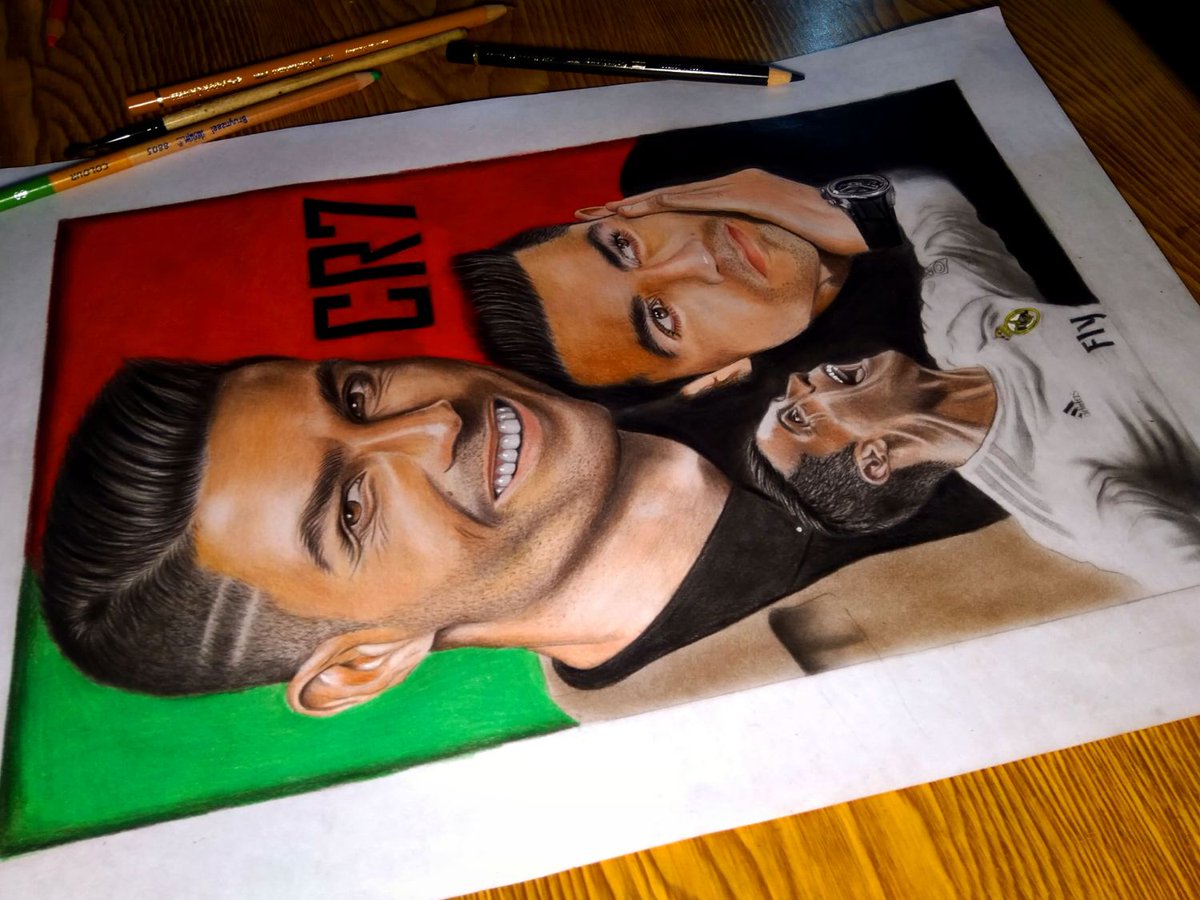 Finally my new painting of Cristiano Ronaldo is finished, I hope you like it my friends🤟

<a href="/Cristiano/">Cristiano Ronaldo</a>❤️

Instagram:@_razimax 
#CristianoRonaldo 
#CristianoRonaldo𓃵 
#cristiano 
#AlNassrFc 
#critiano_ronaldo 
#cristianoronaldo7