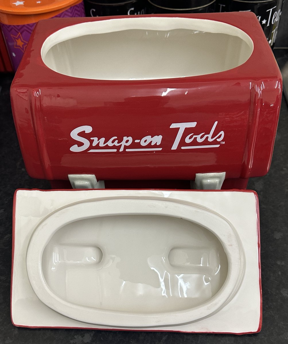 Just upgraded an important piece of equipment in our warehouse - the biscuit tin. 😂