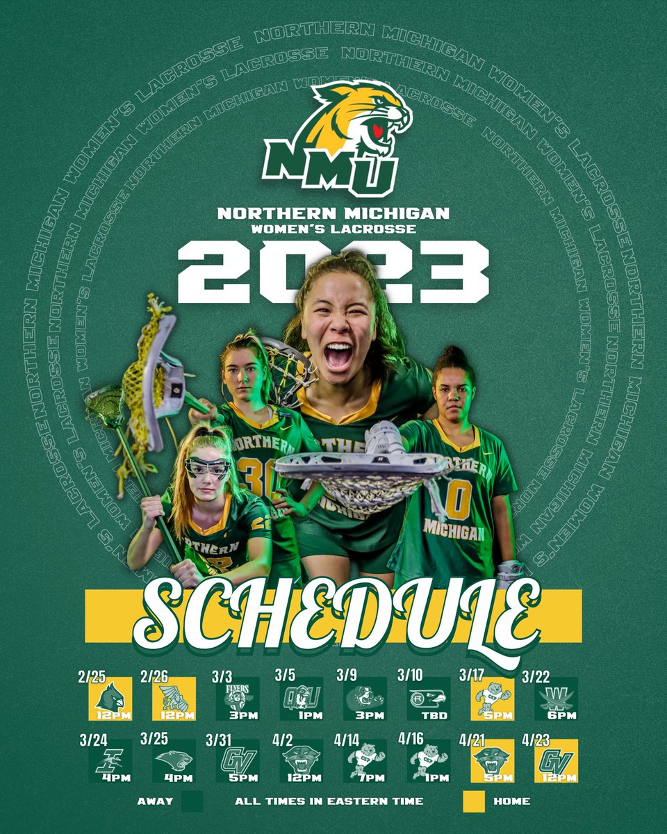 nmuwlax's tweet photo. Our schedule has been updated!

https://t.co/XTKTIce2Rq https://t.co/NG3z3QJqlQ