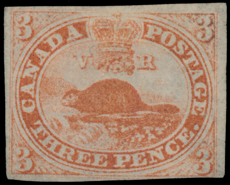 A rare opportunity for the mint Canada collector, coming in Sale 45, Jan 21: Lot 2, Canada 1851 Three Penny Beaver on laid paper, F-VF unused with trace of original gum #LaidPaper sparks-auctions.com/?p=38490