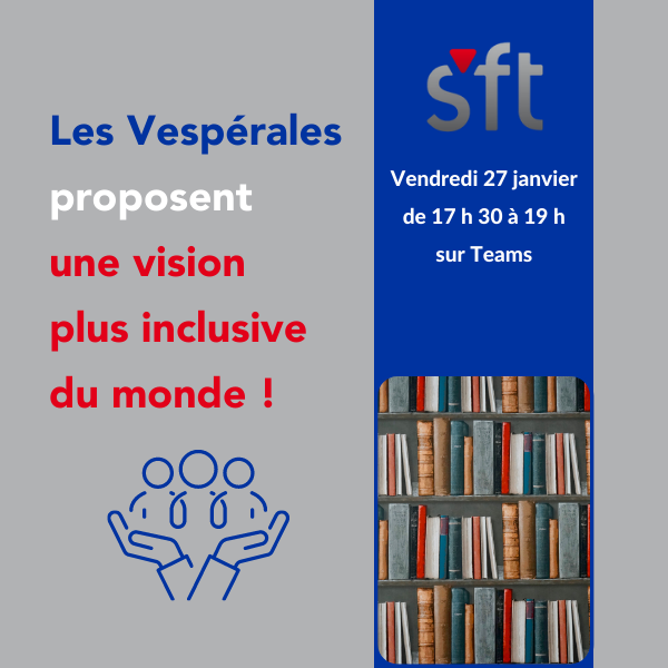 💻 Les #Vespérales de la #SFT proposent une vision plus inclusive du monde et vous invitent à découvrir la pratique du #sensitivityreading !

𝗢𝘂̀ 𝗲𝘁 𝗾𝘂𝗮𝗻𝗱 ? En ligne, vendredi 27 janvier

𝗜𝗻𝗳𝗼𝘀 𝗲𝘁 𝗶𝗻𝘀𝗰𝗿𝗶𝗽𝘁𝗶𝗼𝗻 ➡️ sft.fr/fr/actualites/…

#traduction #xl8