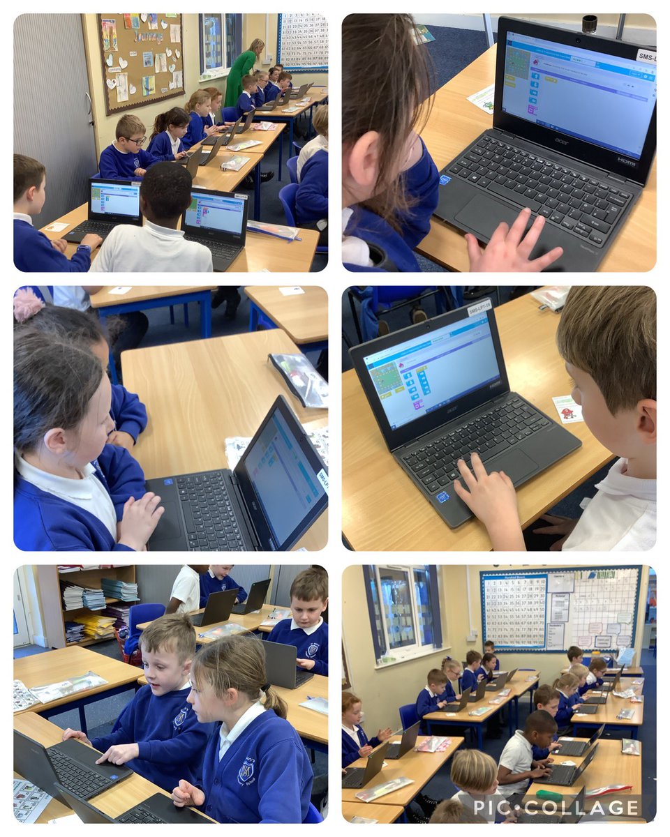 StMarysSchoolRC's tweet photo. Year 3 have been coding this week using https://t.co/ZtD5yHGLun #smrccomputing https://t.co/lfQ4uAxeCo