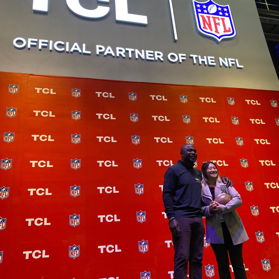 “.@TCL_USA turned heads at #CES2023! Congrats on becoming an official partner of the @NFL! The fastest moments in the biggest games can be seen with perfect color, contrast, and clarity with their lineup of big screen TVs. See for yourself! #TCLxNFL 🏈 go.tcl.com/nfl “