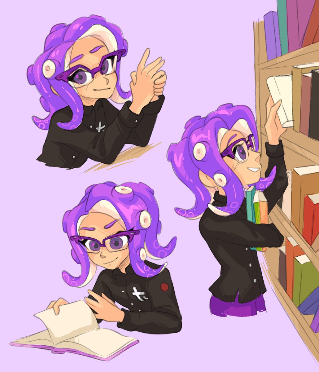 PsandaBear's tweet image. sketch sheet complete!
this was for my 2.5k follower raffle awhile back, enjoy some purple octos!!