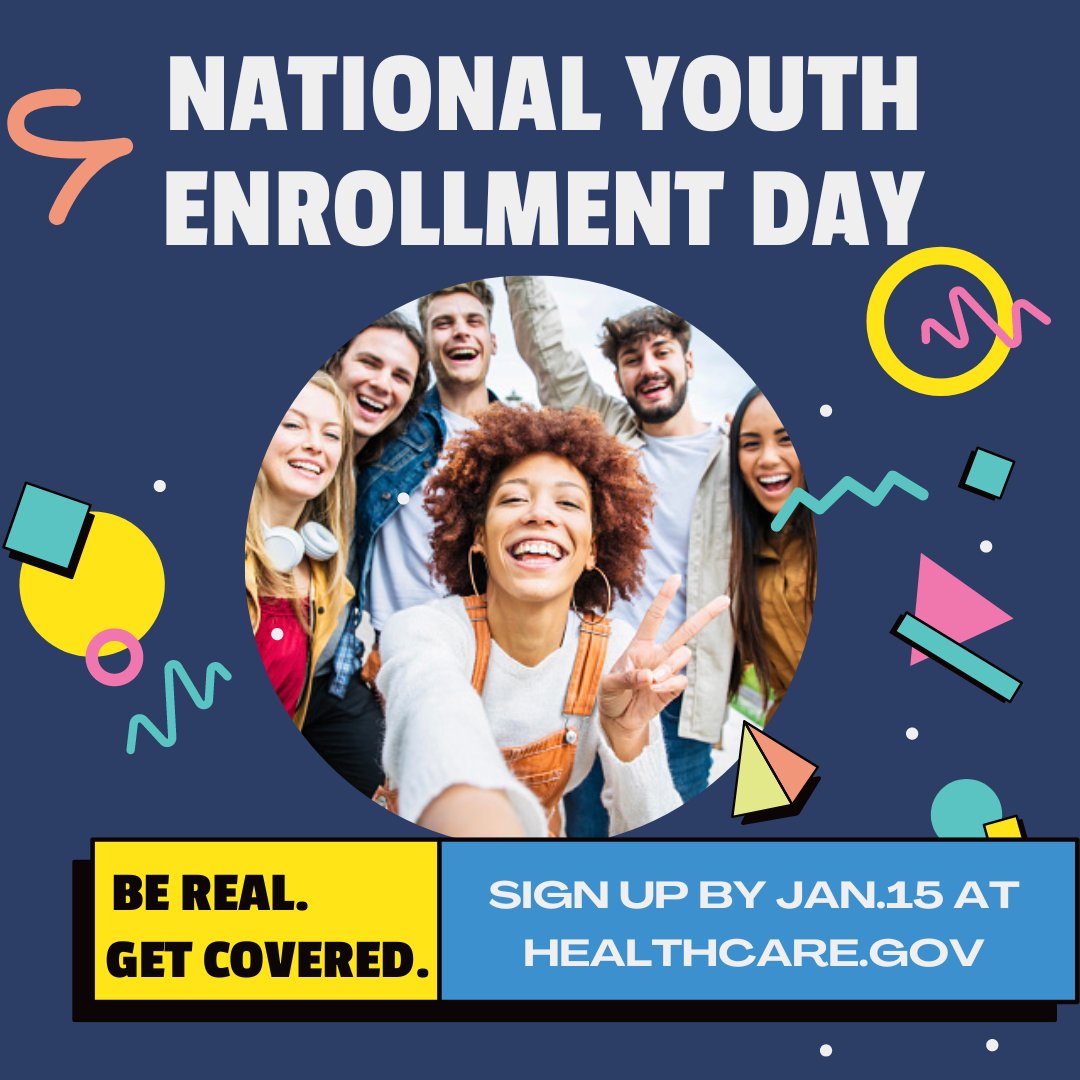 Out2Enroll's tweet photo. It's 🏳️🌈 National Youth Enrollment Day 🏳️⚧️ which means it's time to add getting health insurance to your self-care list! Don't wait - the deadline is here. #EnrollByJan15
✅ Hydrate
✅ Get boosted
✅ Get covered at https://t.co/GMiJfWycxS
#BeRealGetCovered @YoungInvincible https://t.co/mxfPwdsfOa