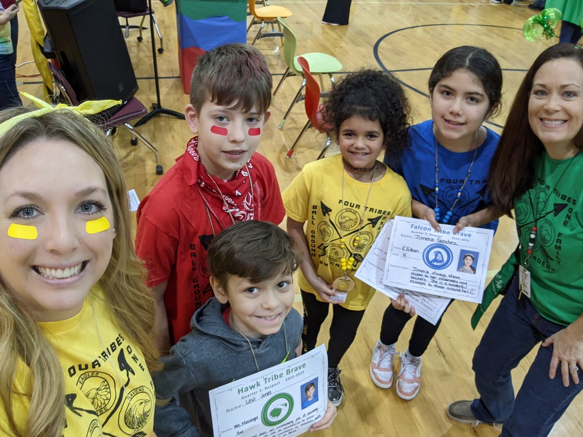 So proud of our Tribe Warriors for the 2nd quarter of school in their recognition as role models of respect. #bgrocks #4Tribes1Family <a href="/BGESTEM/">Ball Ground STEM Academy</a> <a href="/MelindaRoulier/">Melinda Roulier</a>