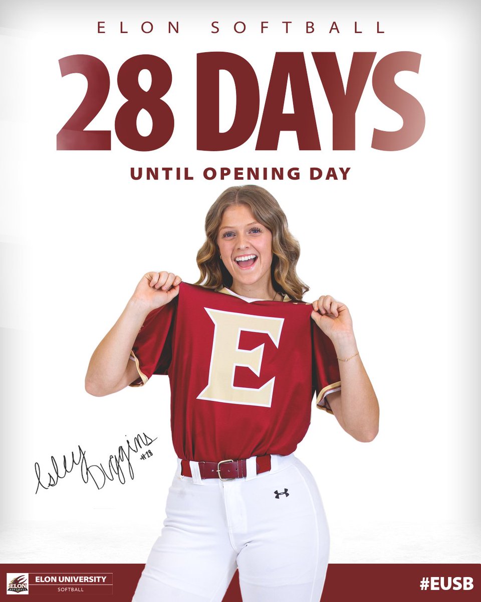 ElonSoftball's tweet photo. Another day closer! Can't wait to see Isley and the Phoenix back on the Hunt in 28 days!

#EUSB 🥎 https://t.co/fH6C4tUqhx