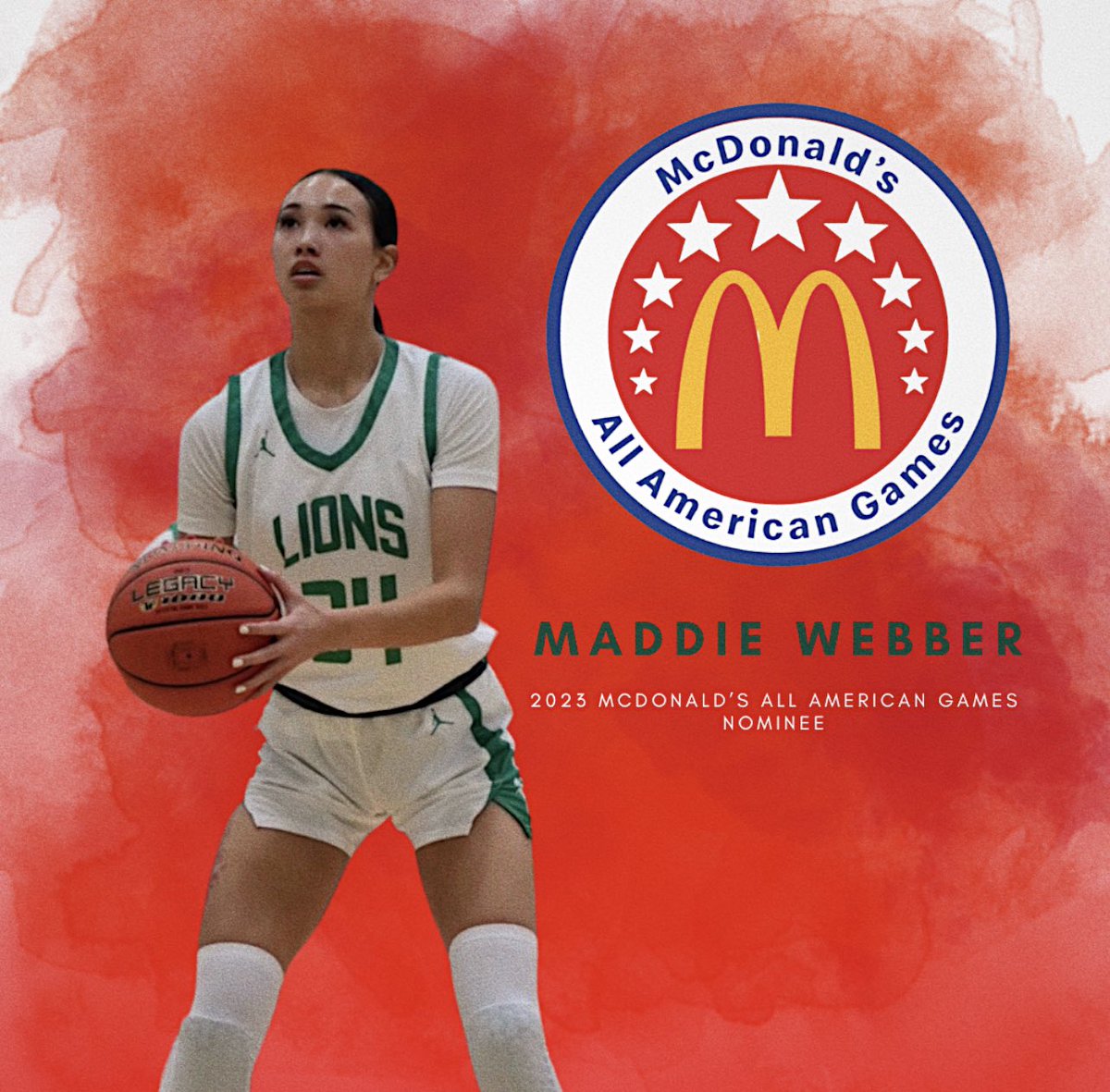 Very grateful to be nominated!! <a href="/McDAAG/">McDonald's All American Games</a> <a href="/SLAAMBASKETBALL/">slaambasketball</a> <a href="/SF_GirlsHoops/">South Fayette Lady Lions Basketball</a> <a href="/novawbb/">Villanova WBB</a>