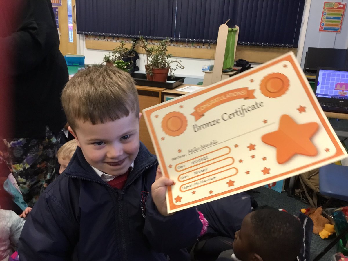 CEResurrection's tweet photo. Congratulations to our nursery children who have received their bronze and silver awards. #TrackIt #wellDone #EYFS #TheResurrectionWay #Ready #Respectful #Safe #Kind👏🏽 #proud https://t.co/AJhLex3GFG