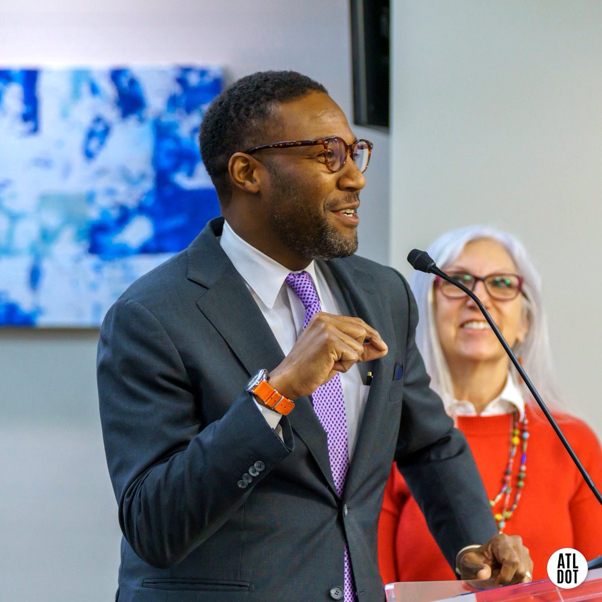 ICYMI: Solomon Caviness, IV joined ATLDOT as our permanent commissioner at the start of the year! Commissioner Caviness addressed the City Council in his first Transportation Committee meeting on Wednesday.