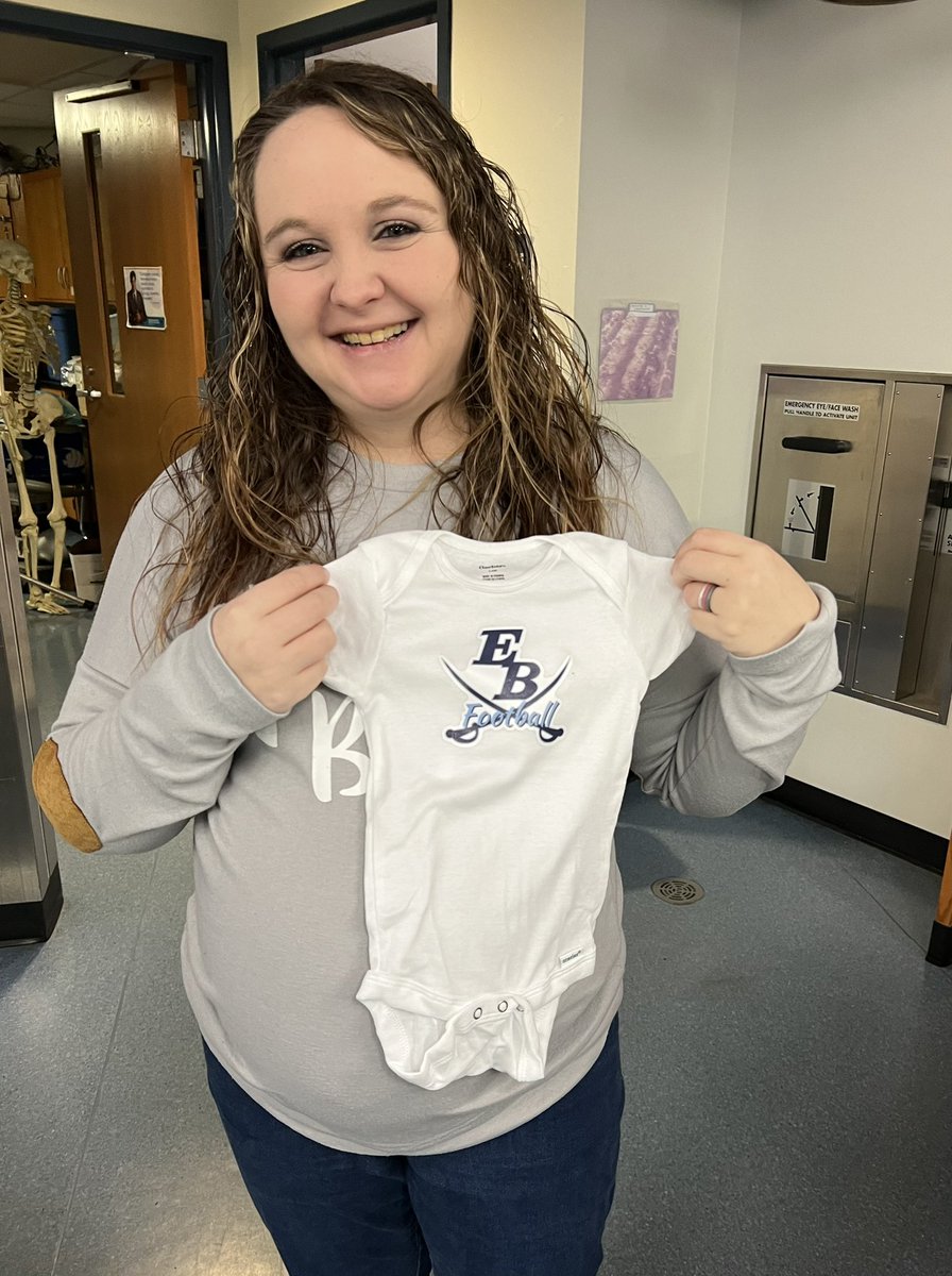EastBurkeFB's tweet photo. Wishing the best to Coach McGuire and Mrs McGuire on the upcoming birth of their son.
#FutureCavalier πβοΈ https://t.co/GQjo9T6skh
