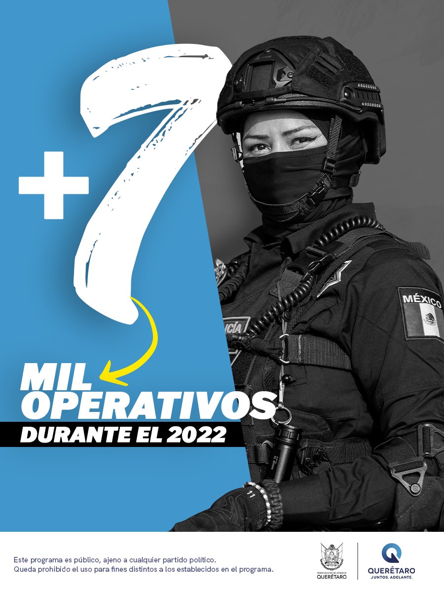 En Querétaro tenemos la policía más efectiva del país. ¡Aquí quien la hace, la paga! #JuntosAdelante
