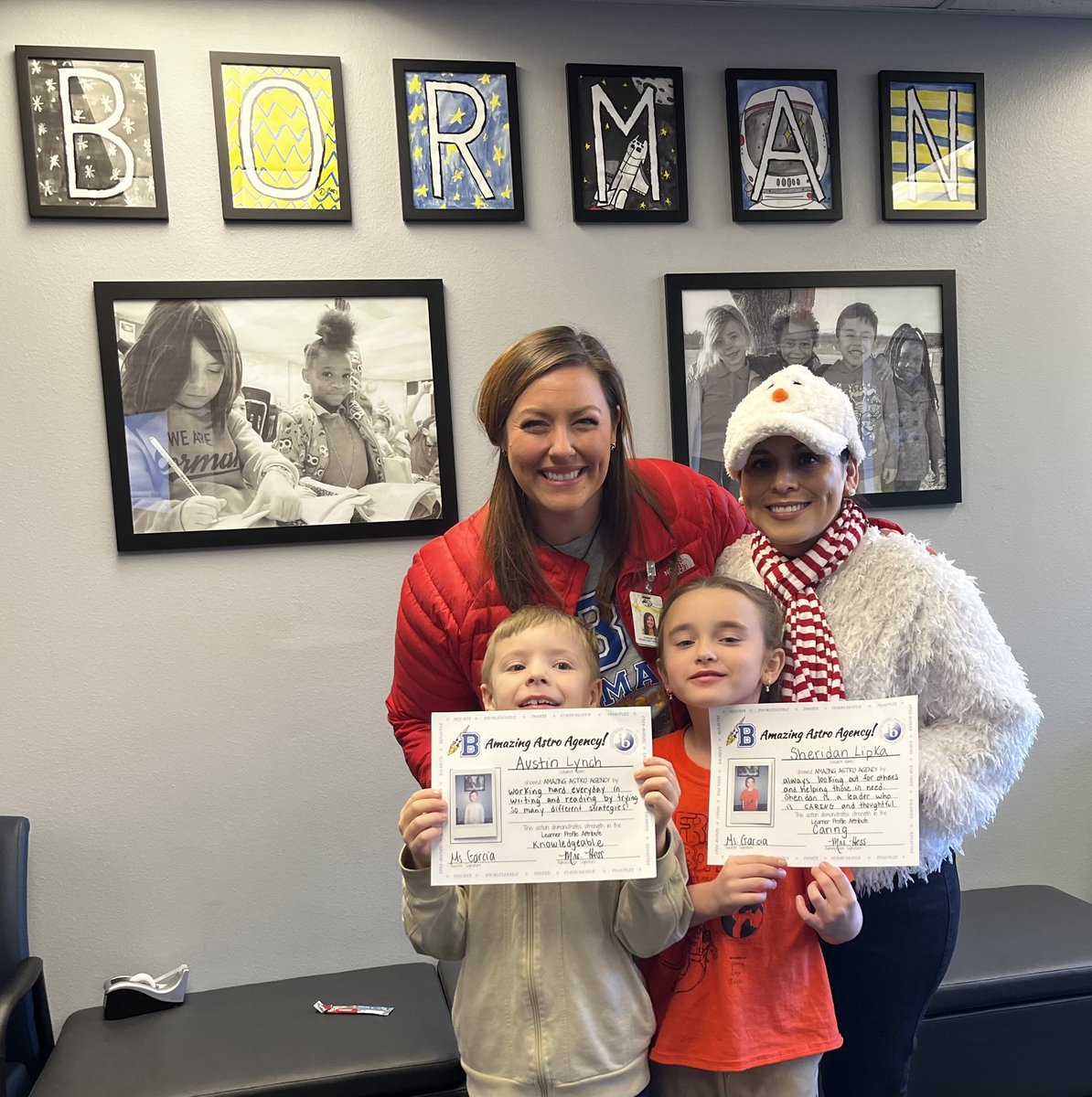 Amazing Astros of the Week! Recognizing these students for being Caring and Knowledgeable! Great representations of the IB Learner Profile.