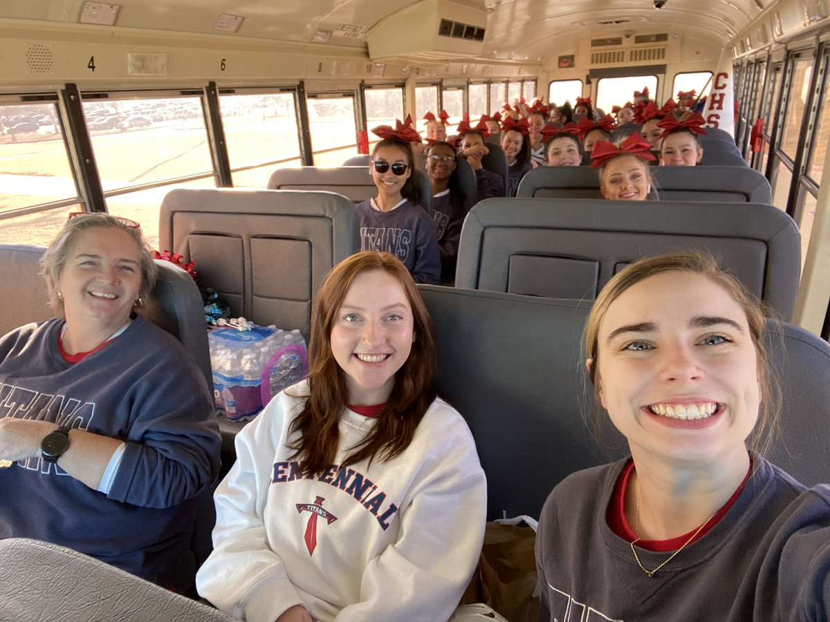 CoachDoaksDays's tweet photo. @Cen10_Cheer is headed off to the UIL State Competition!!! We take the mat at 1:44pm!  @Cen10titans #cen10titans #centennial https://t.co/csYXZHr0IZ