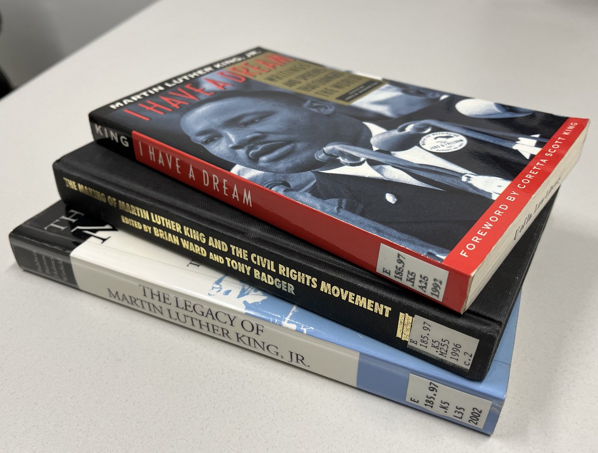 The University of Iowa Law Library will be closed on Monday, January 16 in observance of Martin Luther King Jr. Day. Explore Dr. King's legacy with these and other resources available in the Law Library.