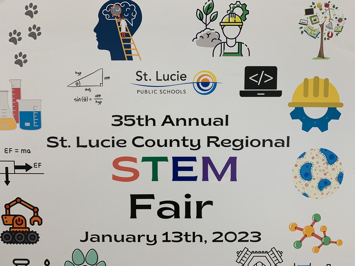 Having a great morning with <a href="/StLucieSchools/">St. Lucie Schools</a> for their 35th annual St. Lucie County STEM Fair! Thanks <a href="/EducationLucie/">Education Foundation St. Lucie</a> for supporting this great event! <a href="/1SLPS/">St. Lucie Public Schools</a>