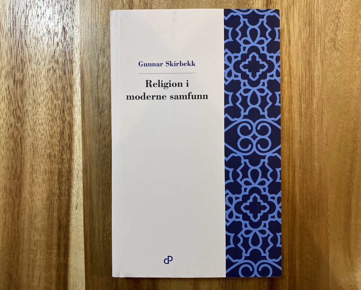 Gunnar Skirbekk: eminent Norwegian philosopher &amp; co-author of "A History of Western Thought."
I'm proud that his new book "Religion in Modern Society" analyzes my book in Chp 11 "Islam in a Historical Class Perspective: Ahmet T. Kuru" &amp; compares it w the book of Jürgen Habermas.
