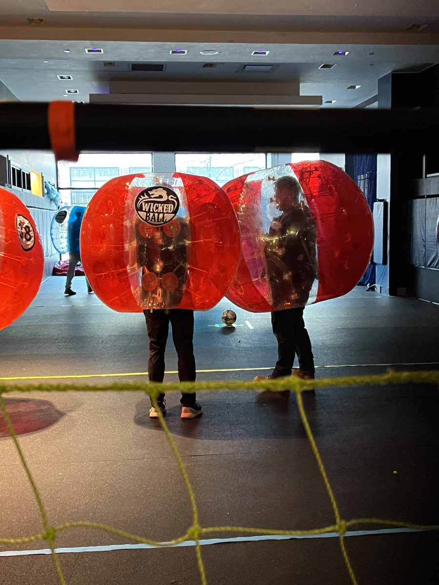 APEXDB's tweet image. 🤩 Work hard, Play hard at our team bonding event! Check us out at WickedBall with Nerf wars, bubble soccer, and more. 

#ApexDesignBuild #Apex #TeamBuilding #WickedBall