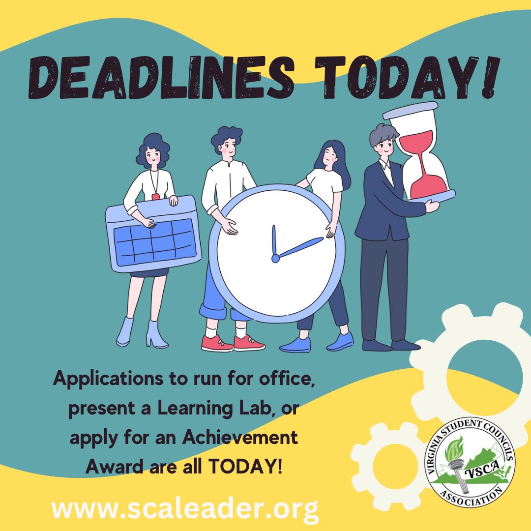 Get those applications in TODAY! Email to LFiscus@scaleader.org