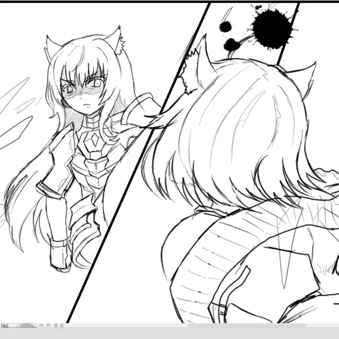 WIP
エムブレイドの独自展開。ミオがキレてエムを殴ろうとするも蹴り上げられる図。原作でもハクトが○された時「よくもハクトを!」と真っ先に向かっていくくらい仲間思いなところありますしそこまで違和感無いかなと。2にもそんな感じの男の子、いましたよね。
#ゼノブレイド3 #エムブレイド 