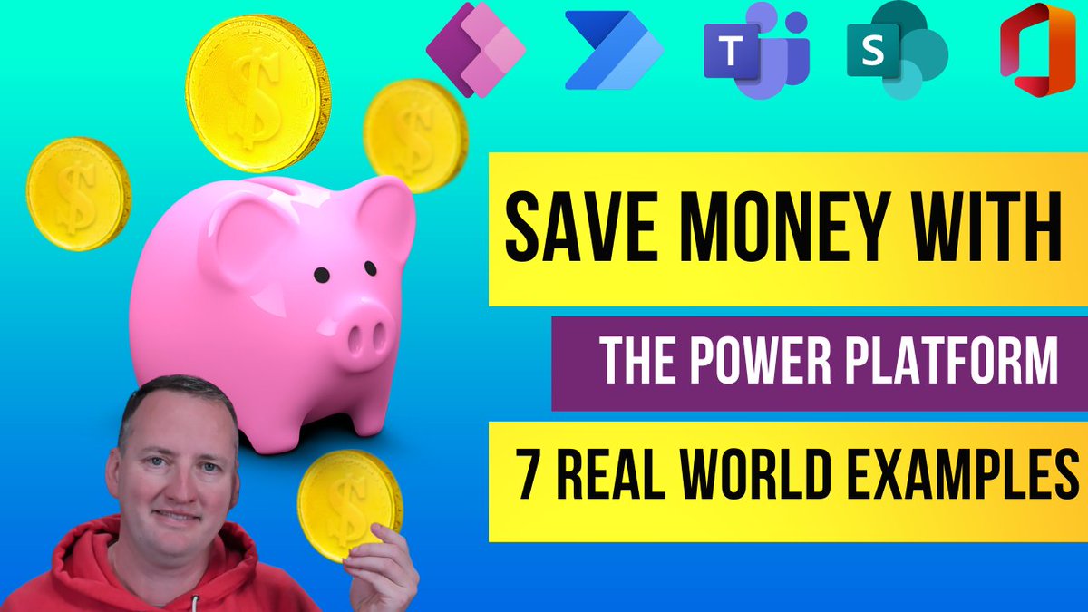 Saving money with the Power Platform will be a major theme in 2023. Check out my video that walks you through a bunch of real examples of tools any business can build. HR, Finance, Inspections, AI, and more. youtu.be/UVgQ3sSl1Wo #PowerApps #PowerAutomate #PowerBI #SharePoint