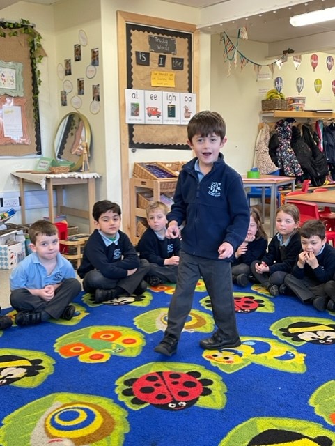HambrookSchool's tweet photo. In Reception we have had a wonderful morning telling our 'helicopter stories' and acting them out in front of the class, #Hambrookr #helicopterstories https://t.co/N7yVjqUyN5