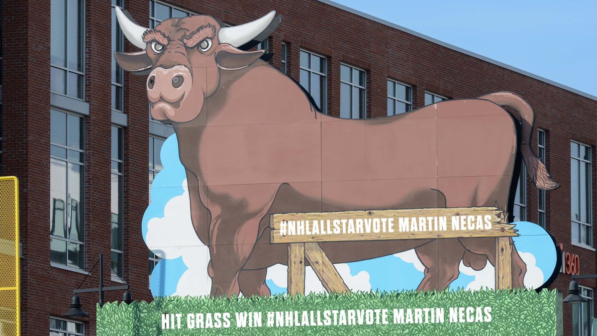 Just a minor tweak to our Snorting Bull

RT to spread the word

#NHLAllStarVote Martin Necas