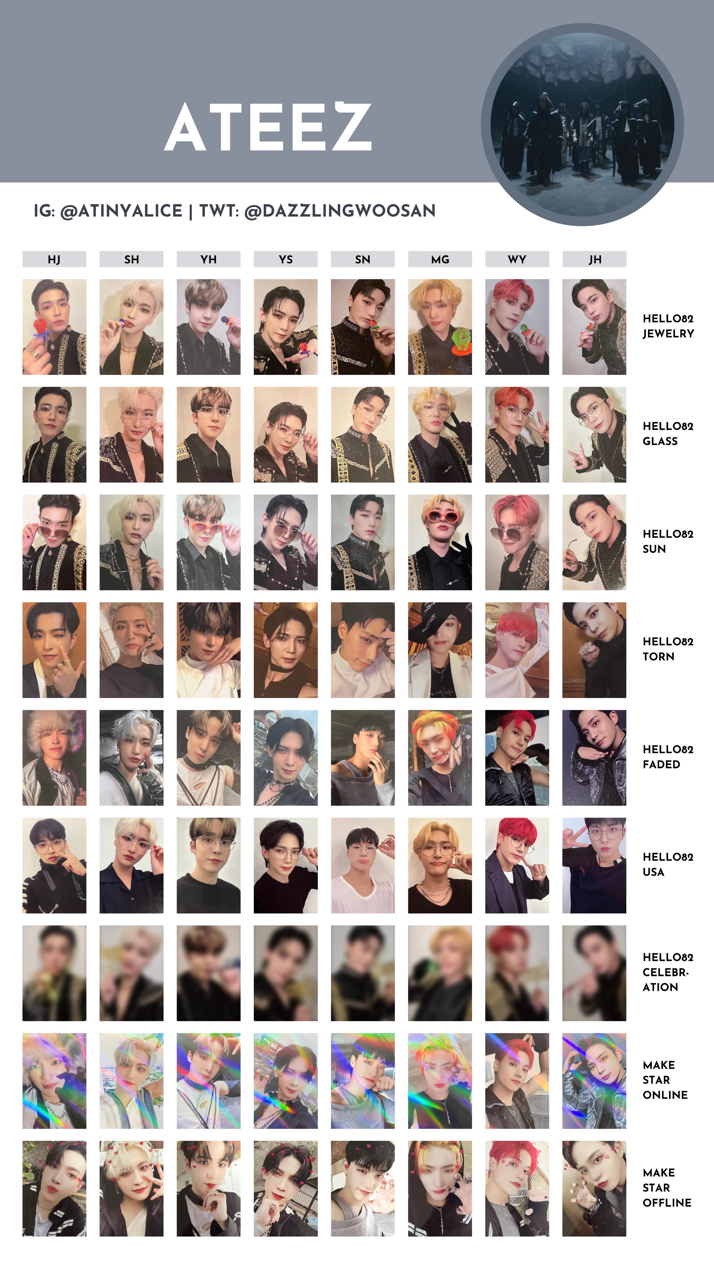 ATEEZ Decal Sheet · Spawn Of Soo's Paradise · Online Store Powered