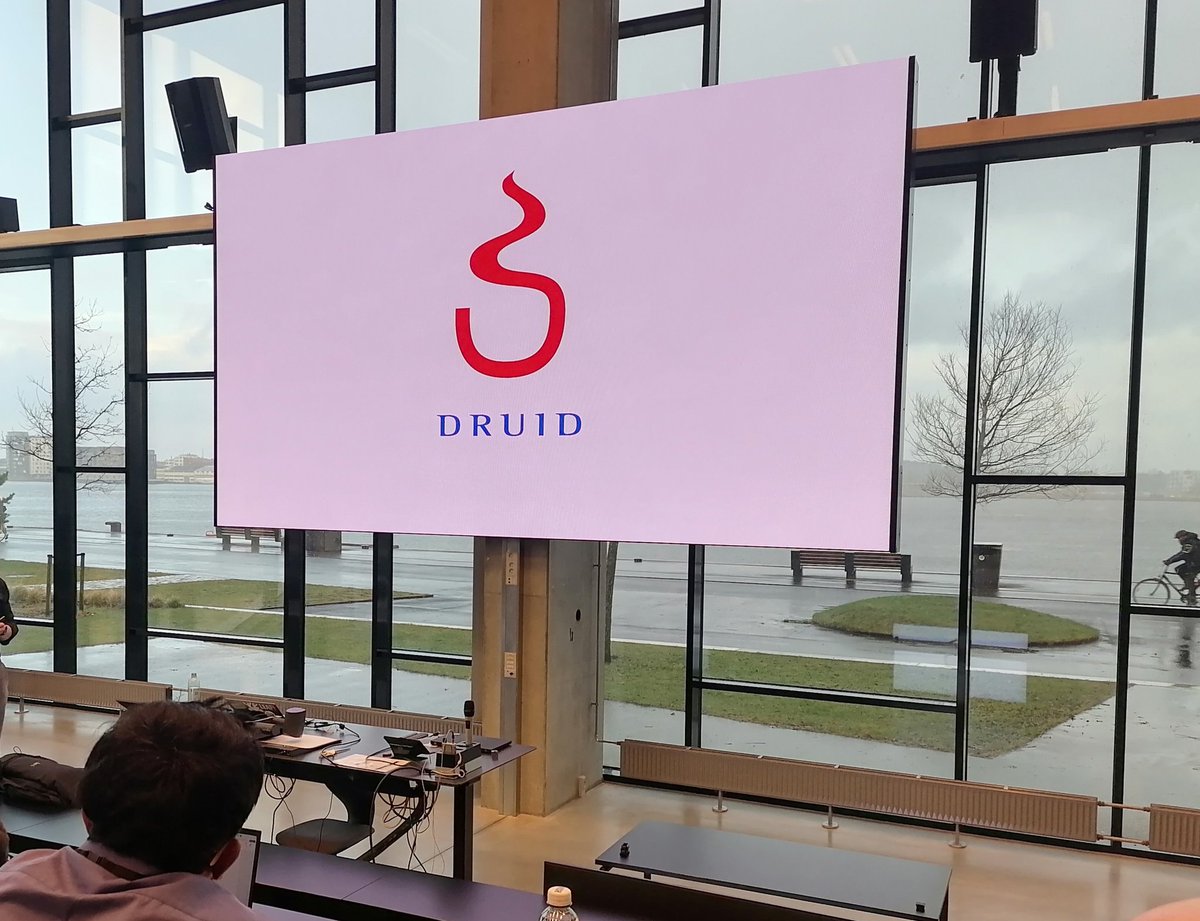 MehdiIbnBrahim's tweet photo. Amazing three days at #DRUID Academy 2023. Many thanks to the organizing committee, the keynote speakers, and all participants for the insightful presentations and discussions. https://t.co/I2MHUNgOs7