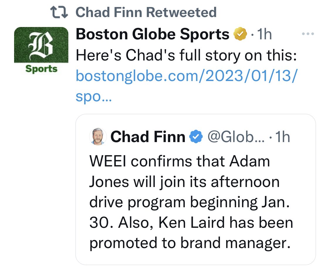 bostonradio's tweet photo. Maybe the laziest and dumbest PR writer ever. Actually, scratch ‘maybe’. Story written 6 weeks ago. Absolute worst. #TheFishWrapper https://t.co/WYlZOaA0J9