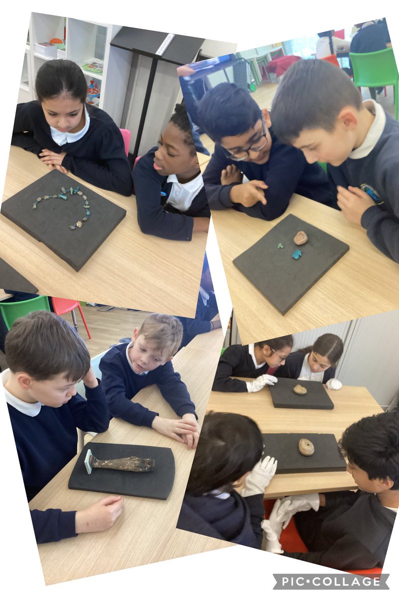 PindersPrimary's tweet photo. Year 5 had a great morning, handling Egyptian artefacts, what an amazing experience!🔍 @WakefieldMuseum #pphistory https://t.co/6MycJ2m6XK