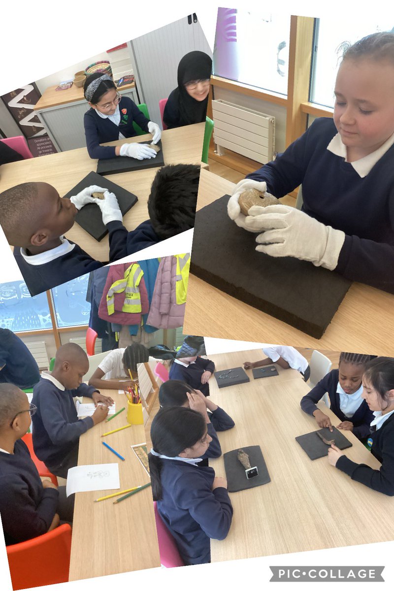 PindersPrimary's tweet photo. Year 5 had a great morning, handling Egyptian artefacts, what an amazing experience!🔍 @WakefieldMuseum #pphistory https://t.co/6MycJ2m6XK